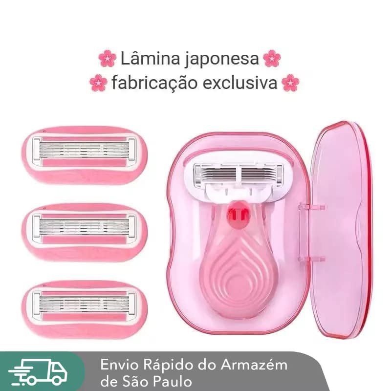 Removedor De Pêlos Feminino Sensível Gillette Venus-3 Lâminas Revestidas De Diamante , Lubrastrip Deslizante
