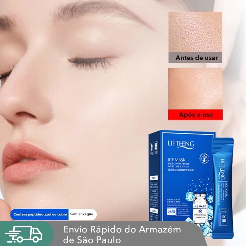 Máscara Facial Peptídeo de Cobre Liofilizado Hidratante Leave-in – Cuidados com a Pele, Hidratante e Iluminadora
