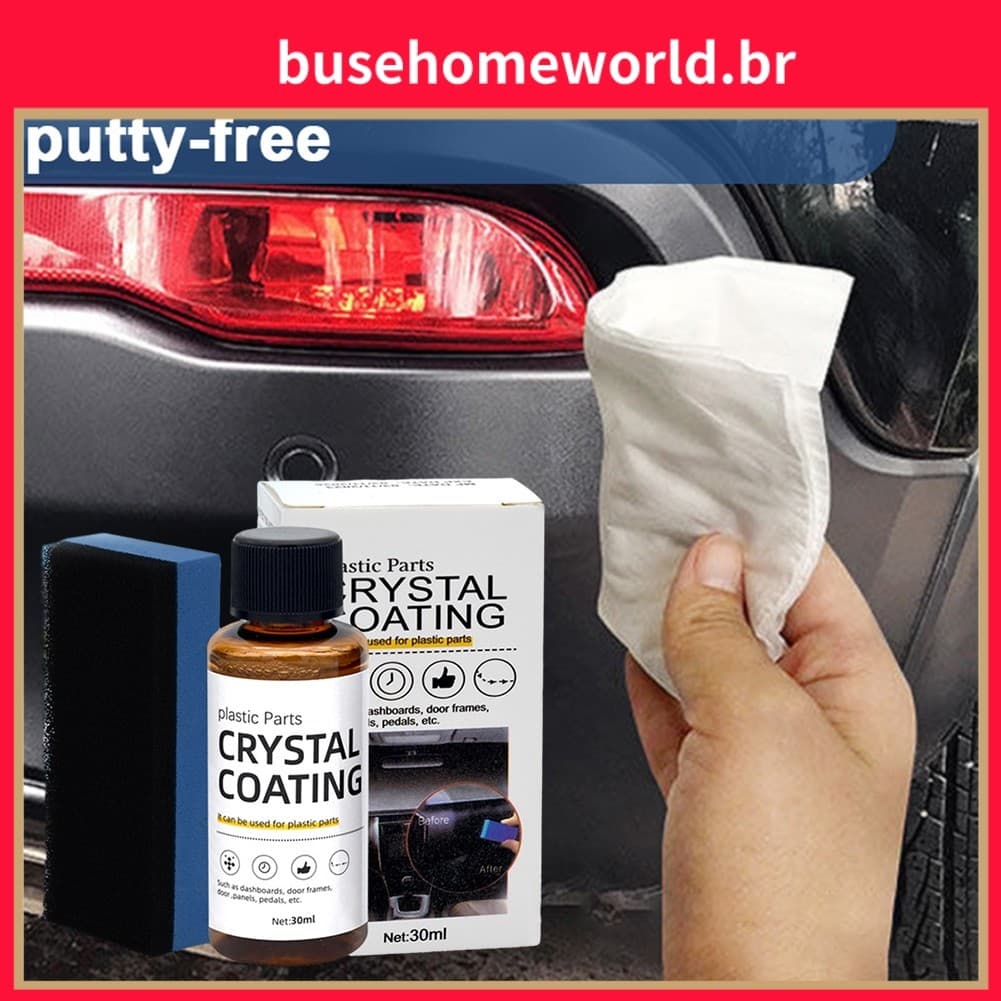[BM] Agente De Revestimento De Cristal Remodelado De Plástico De 30ml Recauchutagem Para Carro De Cera