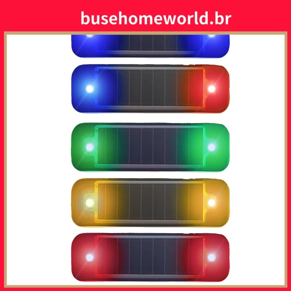 [BM] Alarme De Carro Movido A Energia Solar Com Luz LED Piscante E Sinal Anti-Roubo Falso