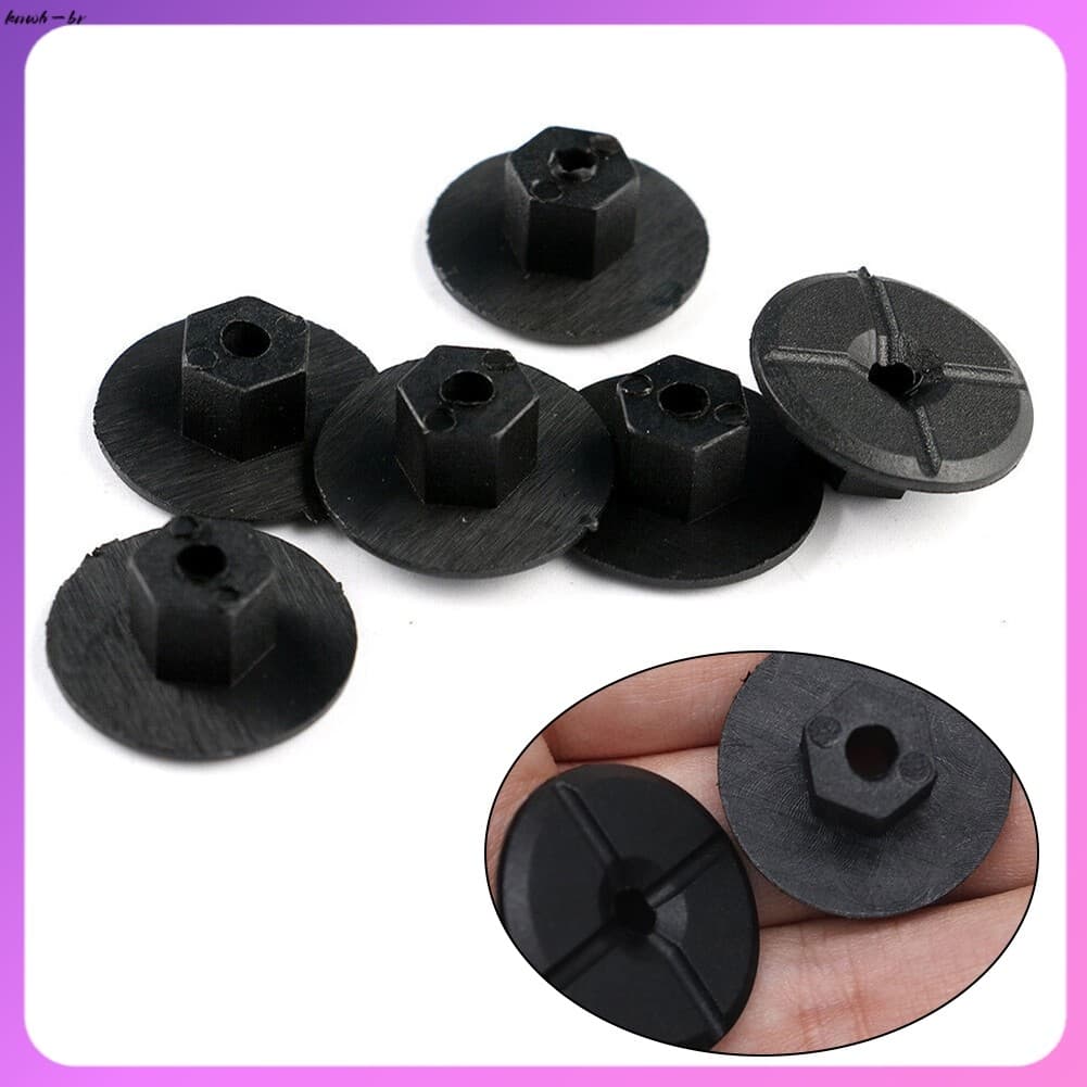 ⭐ Grandes Descontos Conjunto De 10 Porcas Plásticas De Forro Pretas Para Mercedes W201BMW A2019900050 [knwh-br]