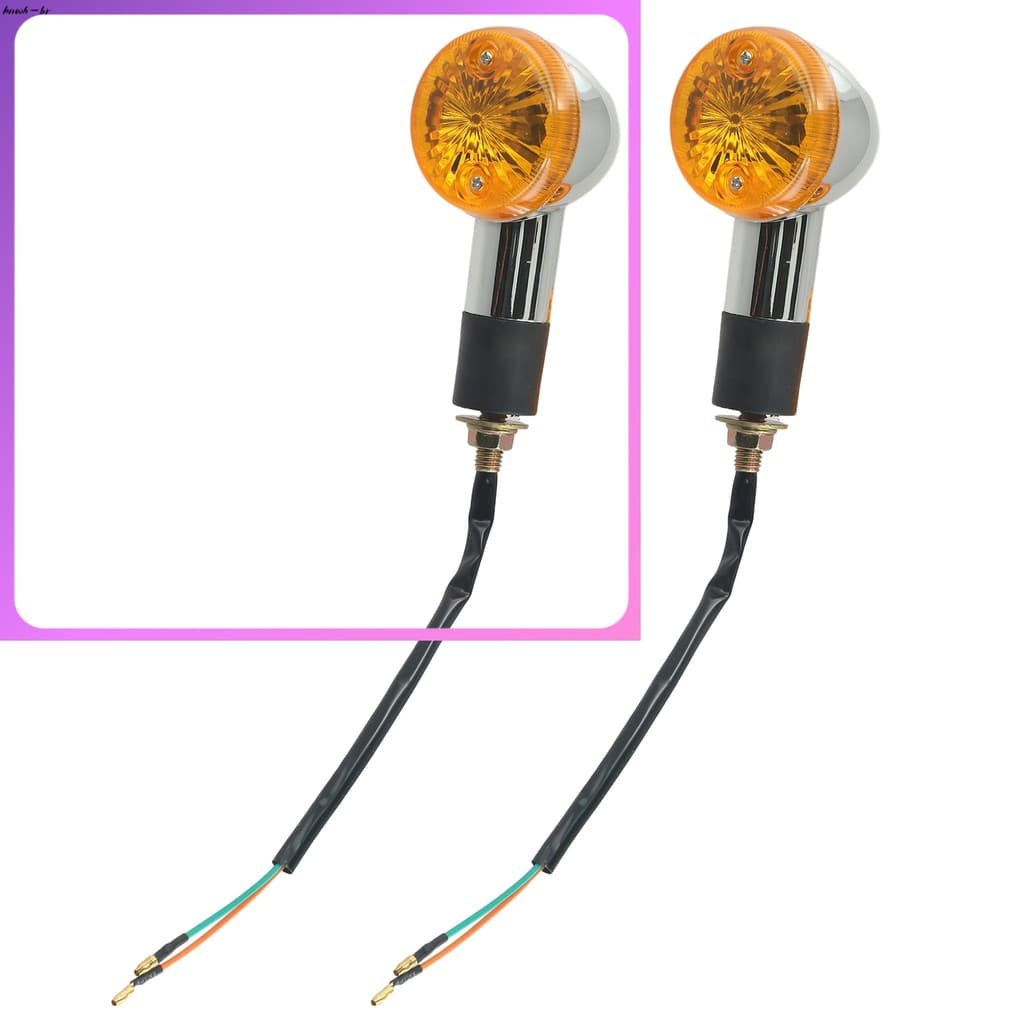 ⭐ Grandes Descontos 2 Peças Para Honda Shadow VT 750 1100 VTX 1300 1800 C Luzes De Sinalização De Motocicleta [knwh-br]