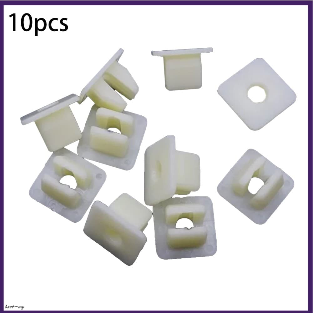 [my] 10 Unidades De Porca De Parafuso De Ajuste De Farol De Nylon Branco Para Honda 90676-SA7-003