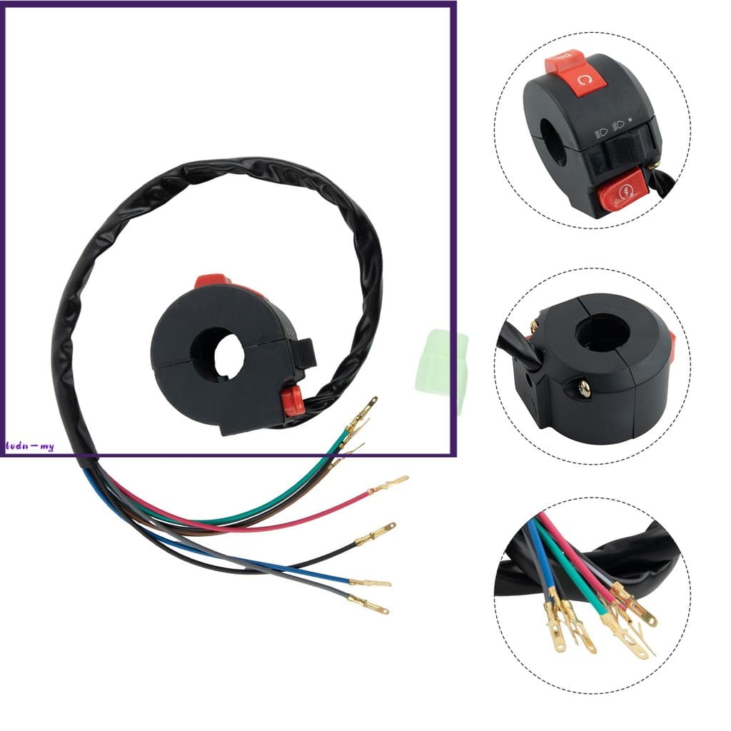 [my] Interruptor De Partida Macho De 7 Pinos Para Coolster 50cc 70cc 110cc 125cc ATV Quad