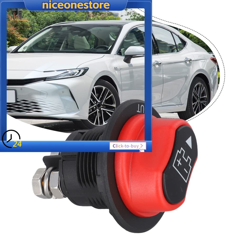 [NIEO] 50A/100A Bateria Isolador De Interruptor Cortado Para Botão De Carro , Barco Marinho , Moto