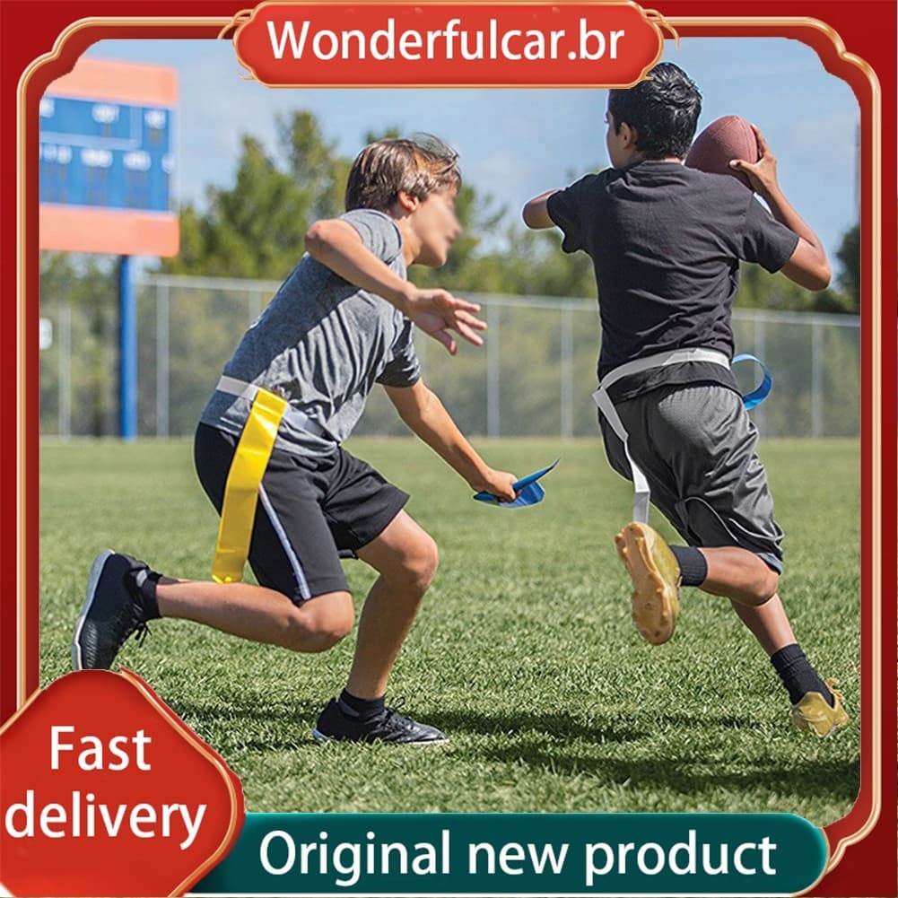 [WDFU] Bandeira Cinto De Futebol Rugby Da Cintura Perseguindo Fita Etiqueta De Jogo Sem Toque