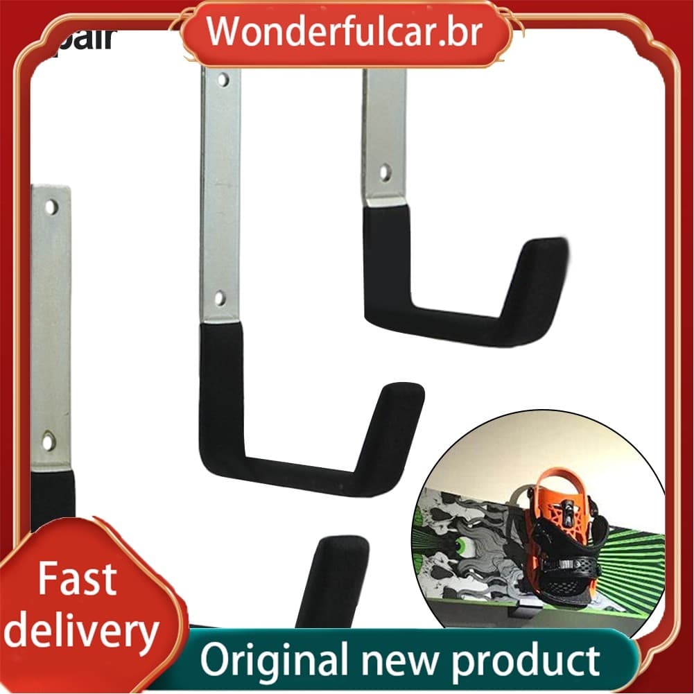 [WDFU] Cabide De Snowboard Resistente Gancho Skate SKi Board Rack De Exibição De Montagem Na Parede