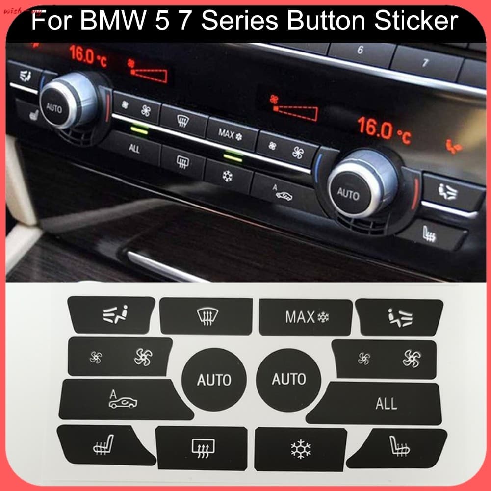 ️ Para BMW Série 5 7 x6 Adesivo De Reparo Do Painel De Botão De Ar Condicionado F10 [Meu]