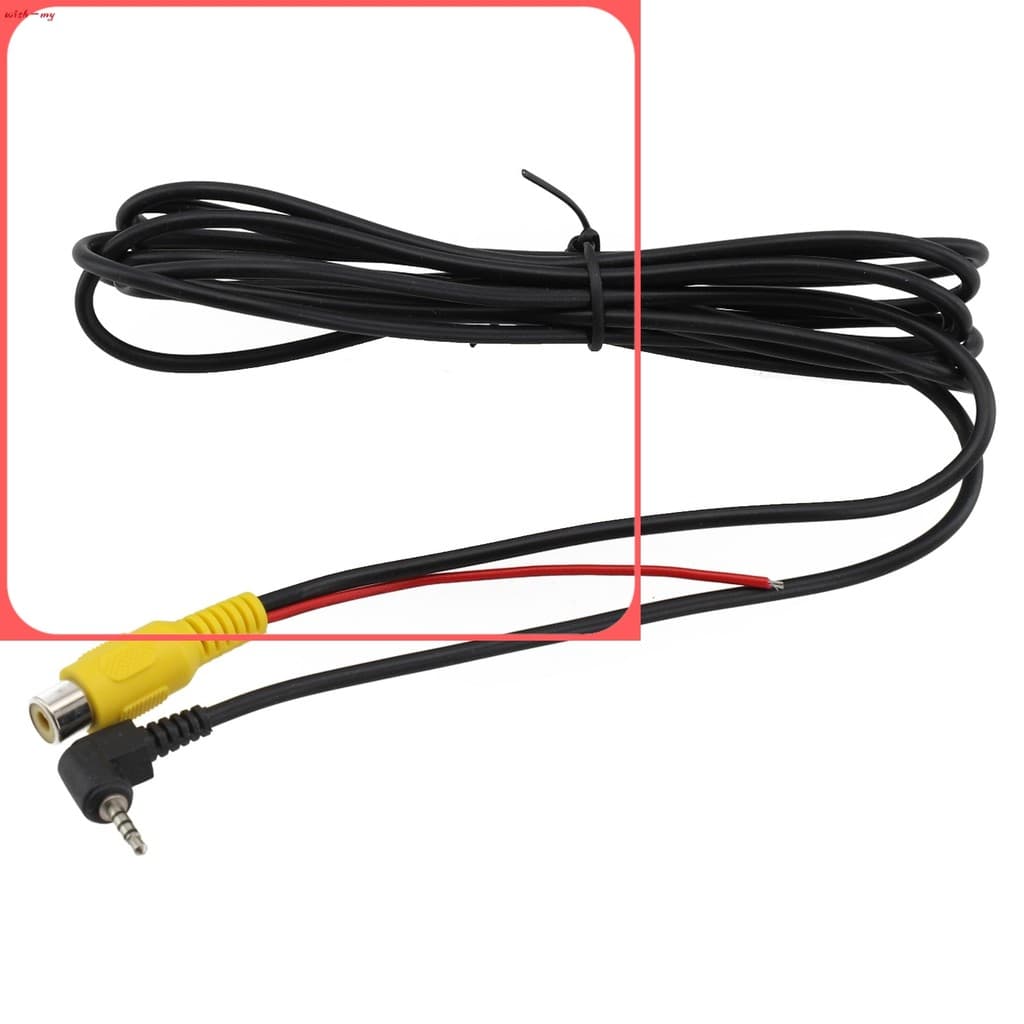 ️ Para RCA Cabo Conversor AV De 2.5 Mm Câmera De Estacionamento Reversa De Visão Traseira Do Carro DVR De [Meu]