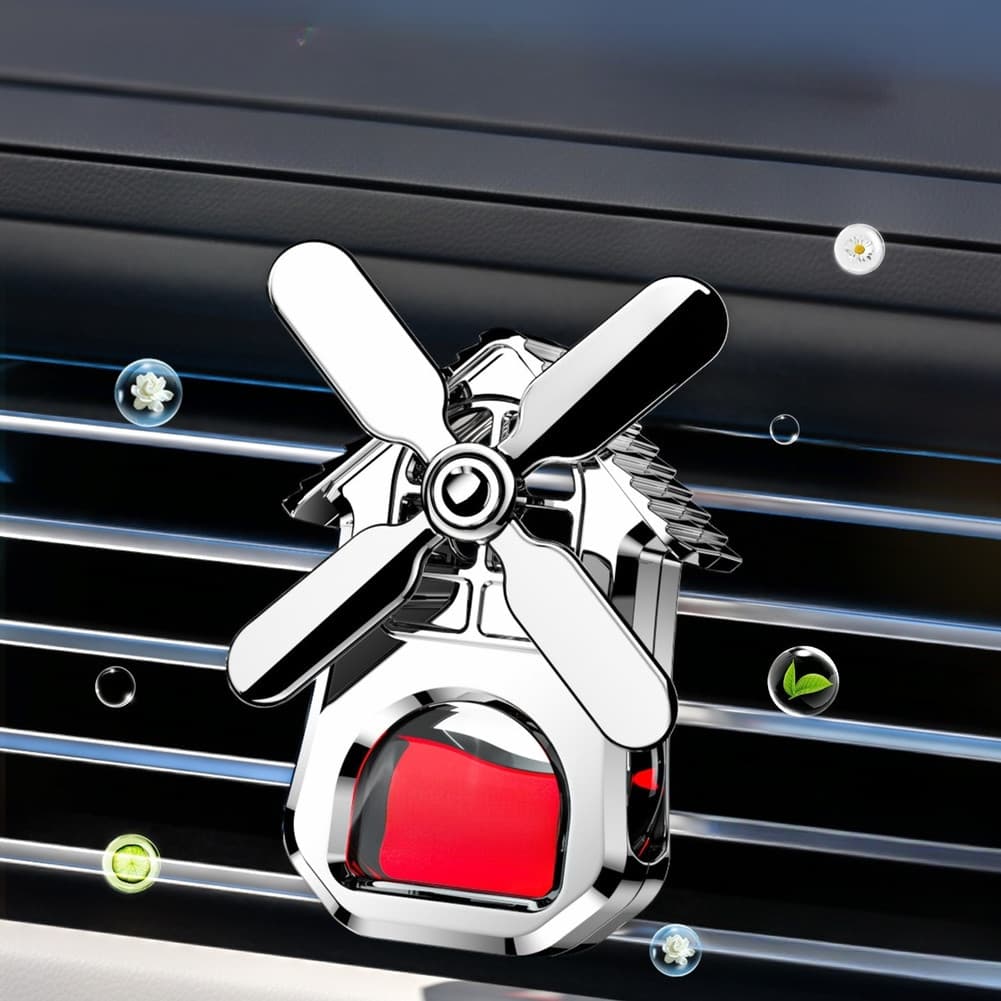 ⚡ Venda Quente Carro Fragrância Aberturas De Ar Com Ornamentos Rotativos De Óleo Essencial De Aromaterapia [knwh-br]