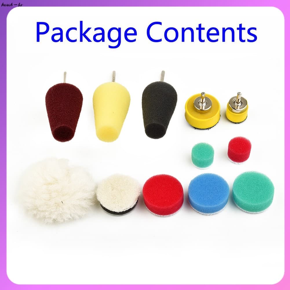 ⚡ Venda Quente 13x Almofada De Polimento Esponja Limpeza De Detalhes De Roda Para Broca 0.5-1 \'[knwh-br]