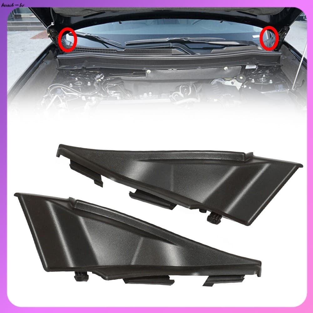 ⚡ Venda Quente Par De Capa De Acabamento De Canto Para Pára-Brisa Dianteiro Outlander 2013-21 [knwh-br]