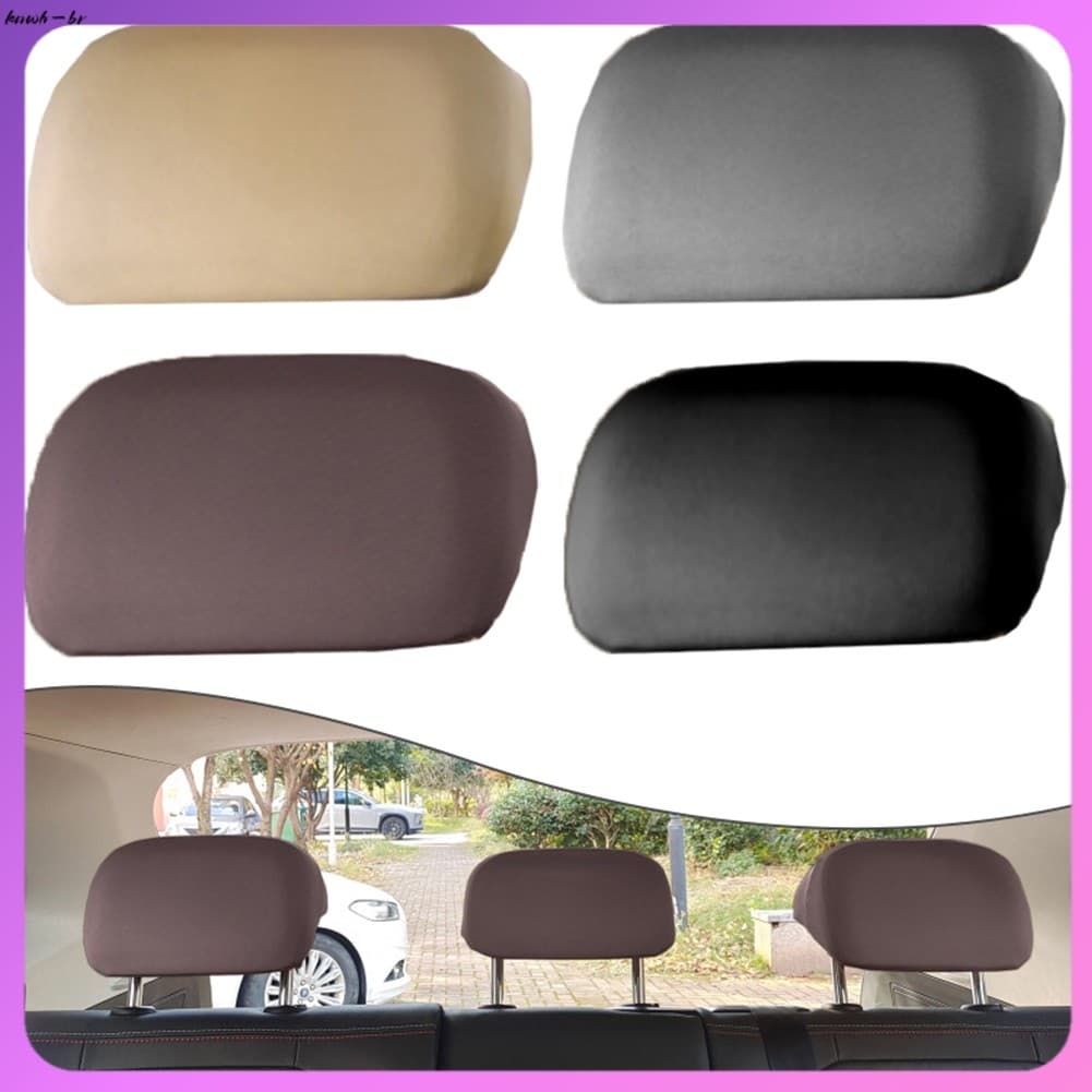 ⚡ Venda Quente Capa De Encosto De Cabeça Para Assento Traseiro De Carro Em Tecido Elástico Caminhão SUV Auto [knwh-br]