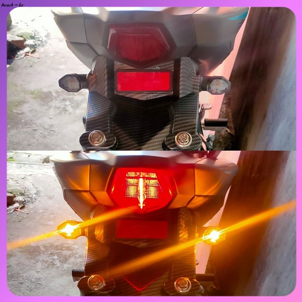 ⚡ Venda Quente Luz De Sinalização De Mudança De Direção De Motocicleta ABS Amarelo Branco Cinza Shell Para Click150 M3 [