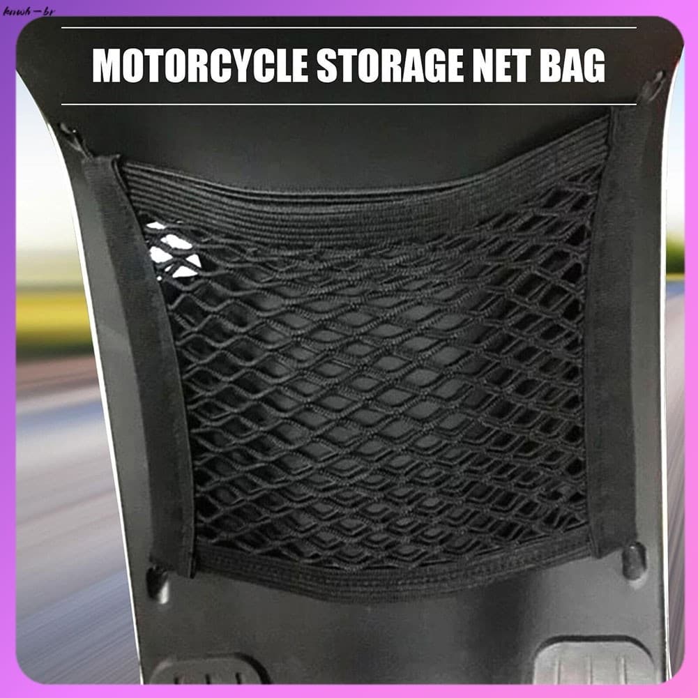⚡ Venda Quente Rede De Armazenamento Para Motocicleta , Bolsa Porta-Malas , Gancho Bagagem De Moto De Carga [knwh-br]