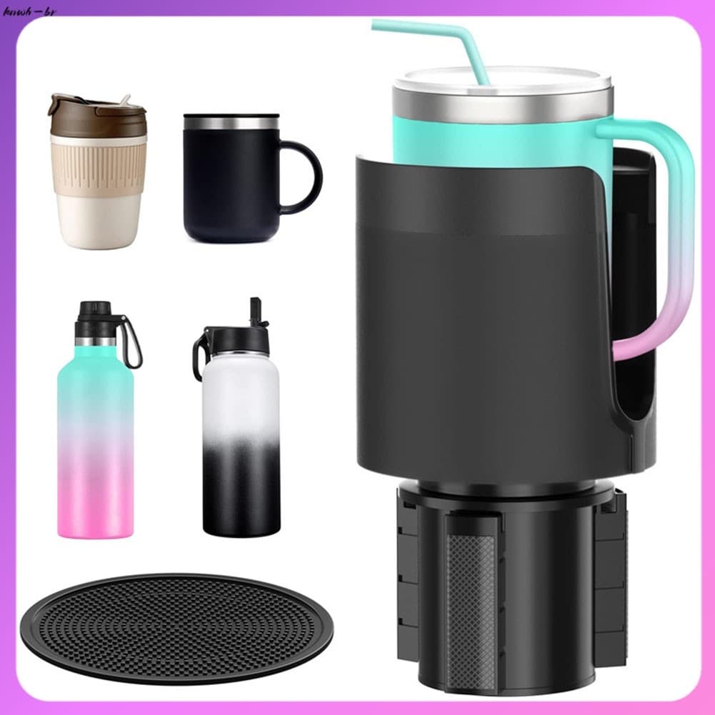 ⚡ Venda Quente Suporte De Copo Para Carro , Adaptador Expansor Ajustável Automático , Armazenamento De Garrafas [knwh-br