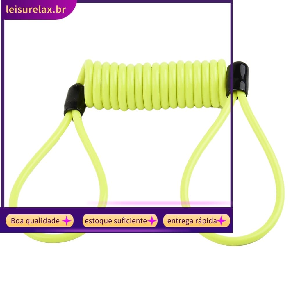 Prosperityussula Lembrete De Bloqueio De Disco Minder Bobina De Cabo Motocicleta Moto Scooter Segurança