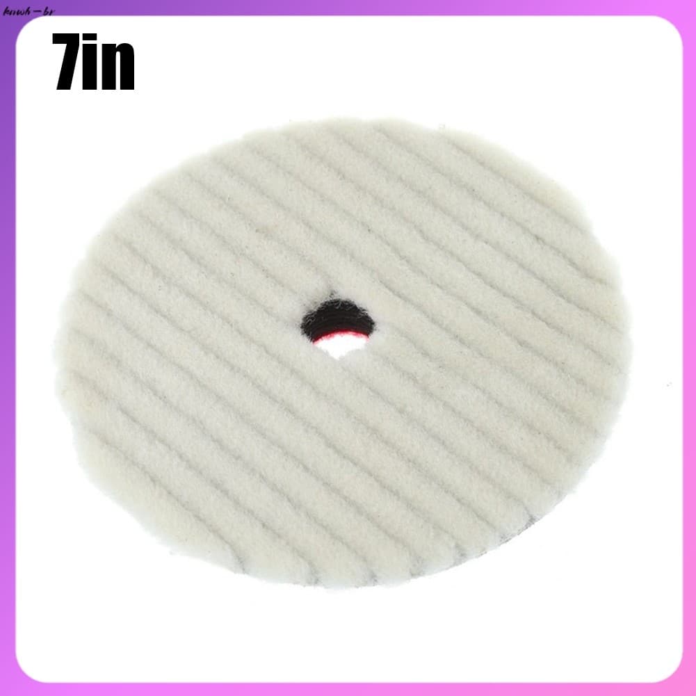 ⭐ oww-br 6 \ " 7 Carro Auto Lã Macia Polimento Almofada Profissional Detalhando Misturado