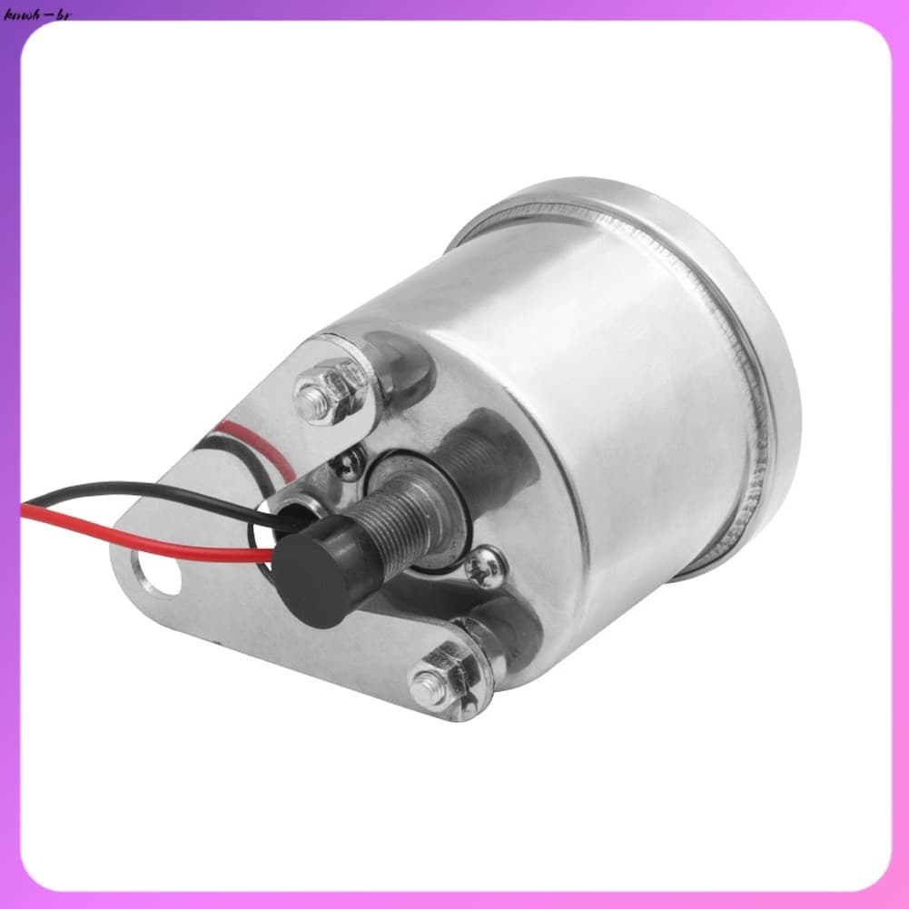 ⭐ oww-br Retro Modificado Motocicleta Velocímetro Odômetro Geral Metal Escudo LED Backlight