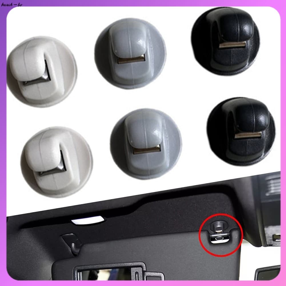 ⭐ oww-br 2 Peças De Ganchos Para Viseira Solar De Carro 5G0857561B for Golf 7 Lamdo Magotan B8L