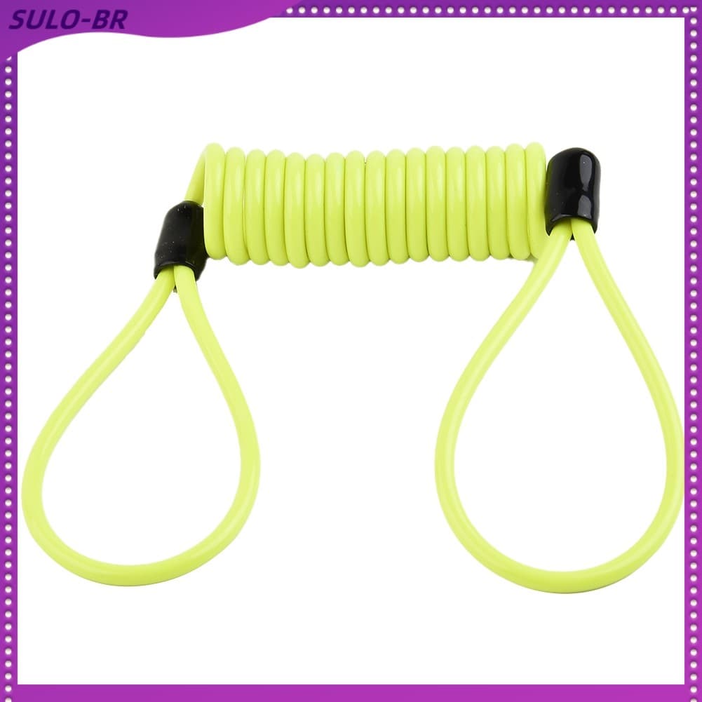 ⚡ Shopping-br Lembrete De Bloqueio De Disco Minder Bobina De Cabo Motocicleta Moto Scooter Segurança