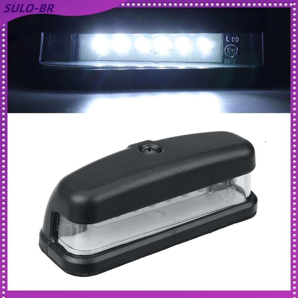 ⚡ Shopping-br 6 LED Lâmpada De Luz De Matrícula Traseira Para Caminhão De Reboque SUV