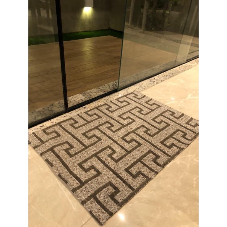 Tapete Capacho de porta Com e sem antiderrapante, escolha como preferir.