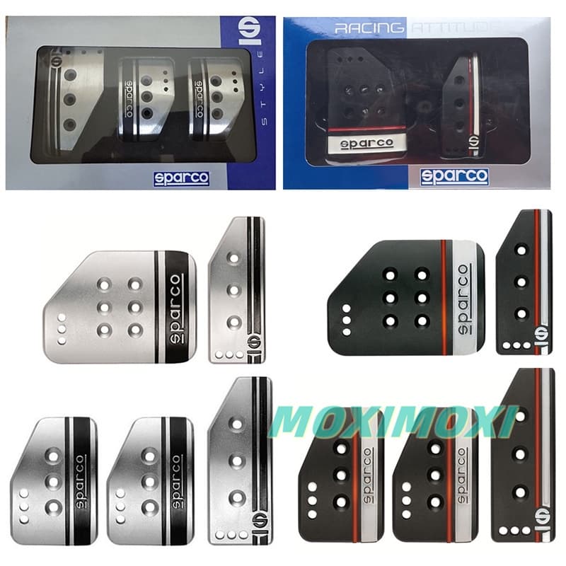 Spc Universal Carro Corrida Metal Pedal Almofada Antiderrapante Liga De Alumínio