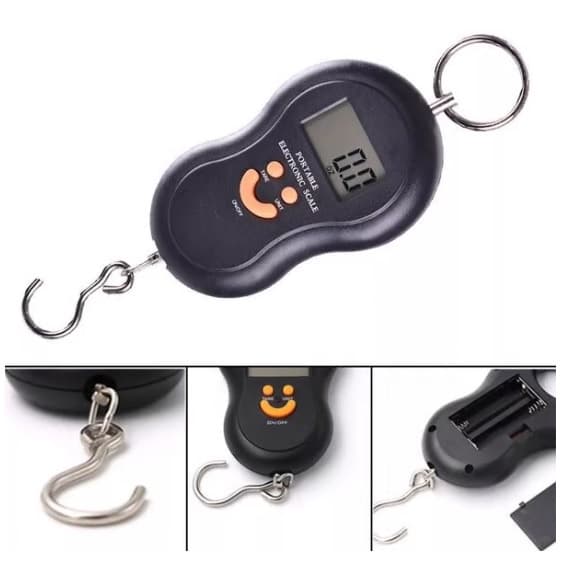 Balança Portátil Digital Mão Gancho Até 50 Kg