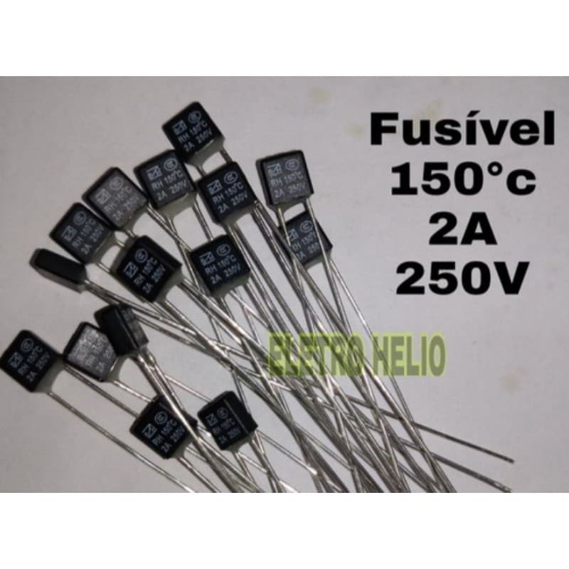 15 Fusível Térmico Motor Ventilador 150ºc 2a 250v 150 Graus