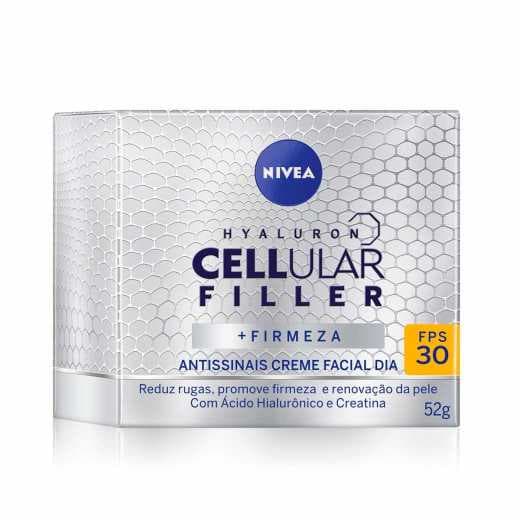 CREME FACIAL ANTISSINAIS NIVEA HYALURON CELLULAR FILLER DIA FPS 30 - 52ML