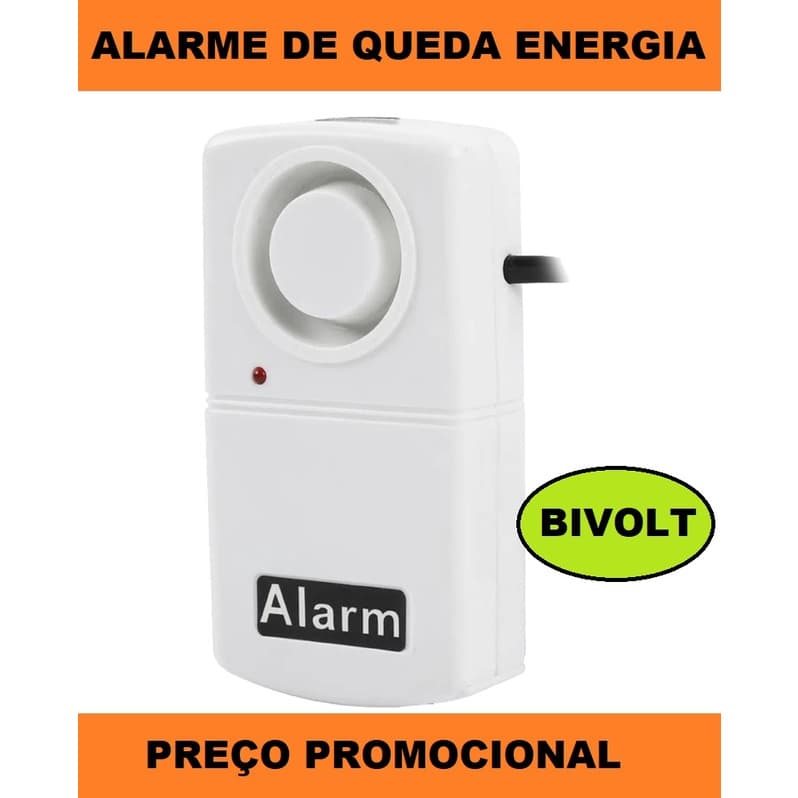 Alarme Sirene Avisa Falta Interrupção ou Queda de Energia  - 120db Of