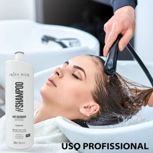 Tróia Hair Shampoo Especial Limpeza Profunda 1000ml anti residuos