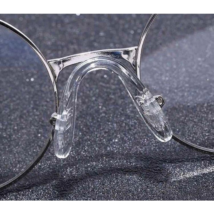 plaquetas de silicone macias para óculos