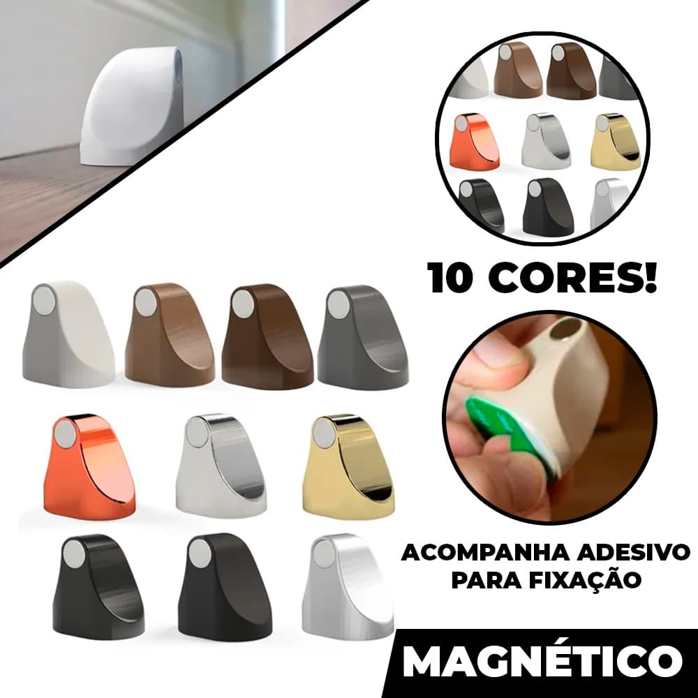 Trava Porta Magnético Fixador Adesivo 3m Comfortdoor