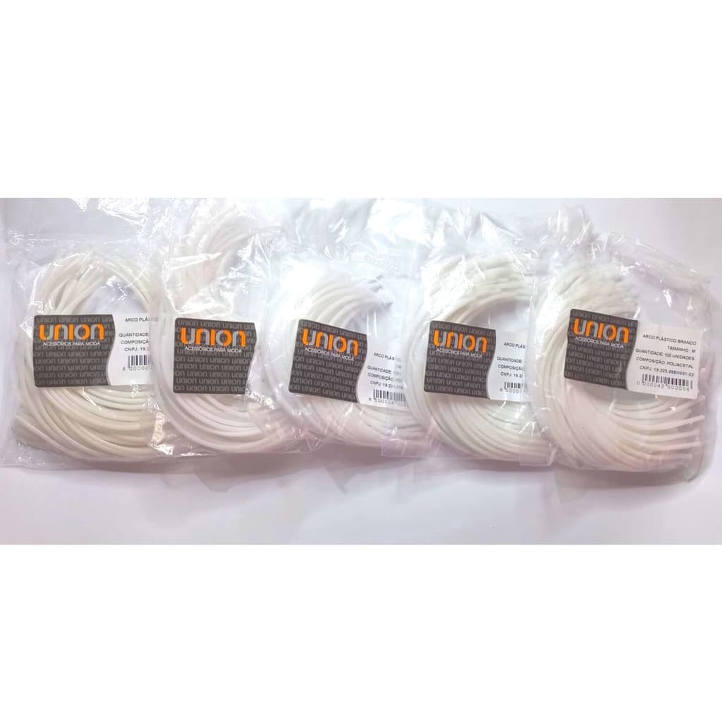 Arco Plástico Para Sutiã Com 100 Unidades Do Pp Ao Gg