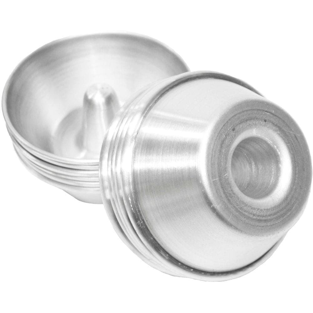 12 Forminhas Mini Pudim 6×4 –  (9,5cm Boca x 6,0cm Fundo x 4cm Altura) - FigueirasFormas