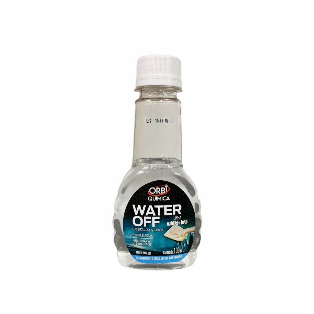 CRISTALIZADOR DE VIDROS REPELE AGUA WATER OFF ORBI 100ML  Promoção