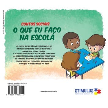 Livro de Contos Sociais - O Que Eu Faço na Escola
