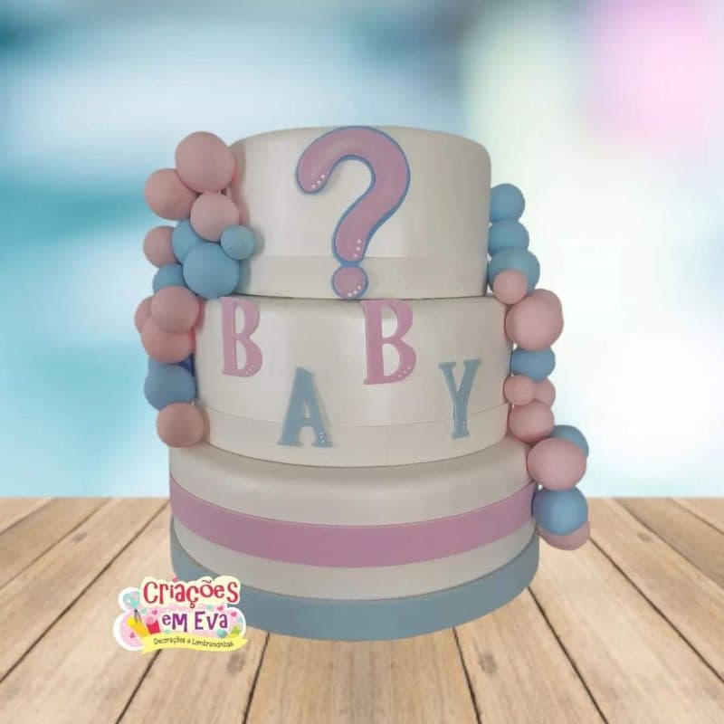 Bolo Fake Chá Revelação