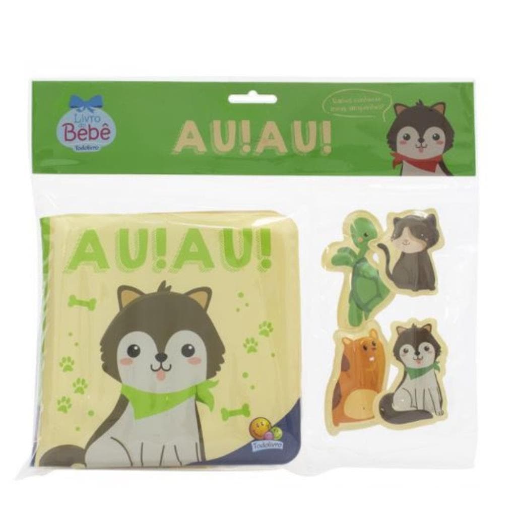 Livro de banho para bebes Splish, Splash! Au! Au! Todo Livro