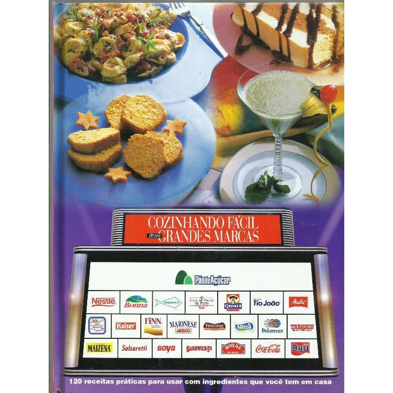 2001 Lvr- Livro 1995- Receitas- Cozinhando Fácil Com Grandes Marcas- Vol I- Culinária