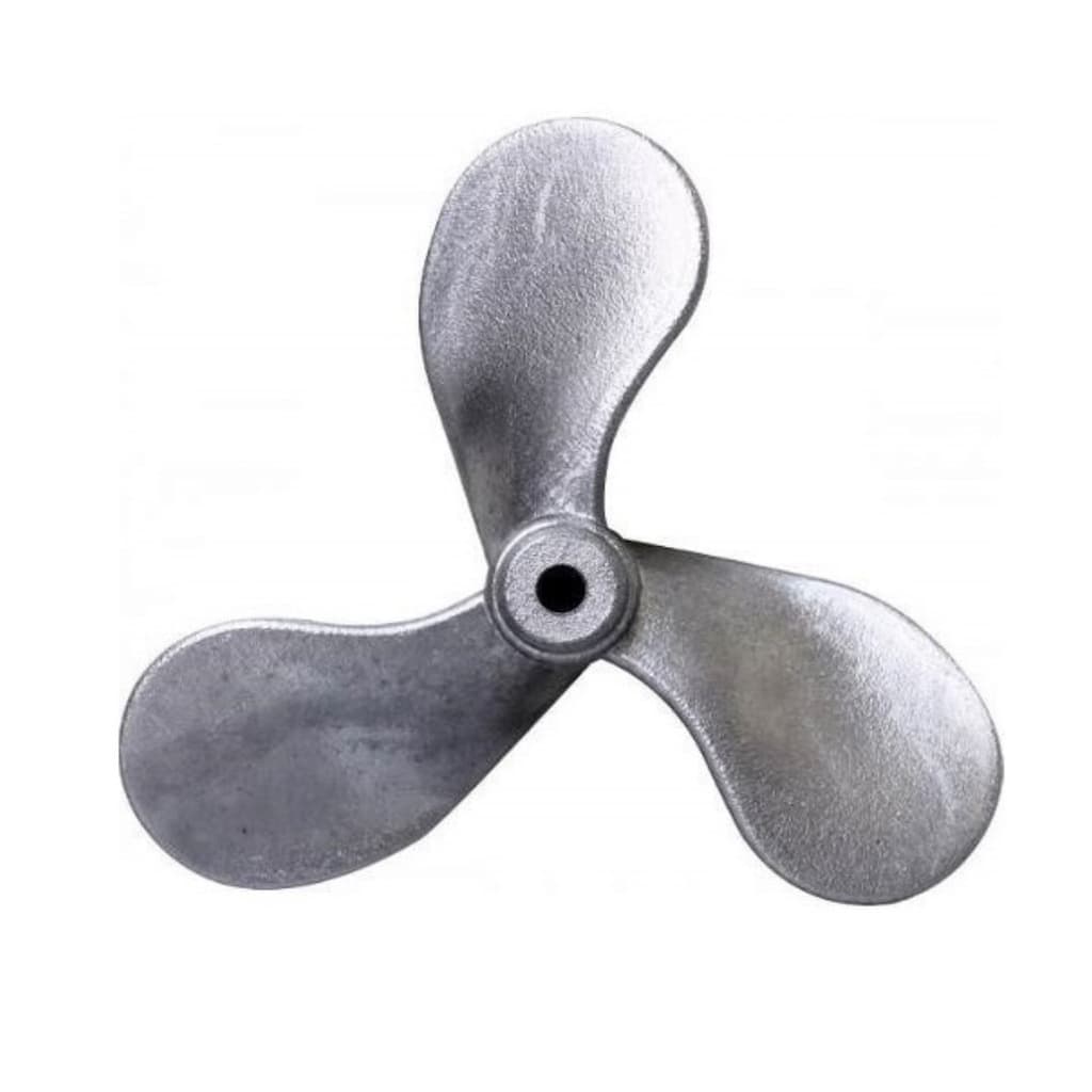 Hélice Motor Rabeta Com 3 Pás 6,5 5,5 Hp Em Alumínio Barco