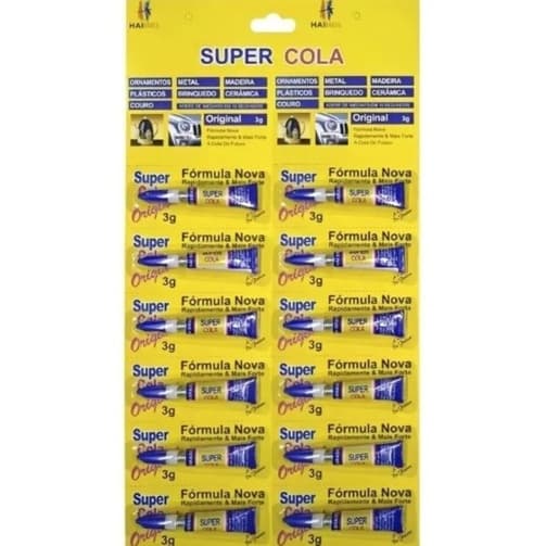 12 super cola super Bond cola tudo 3g