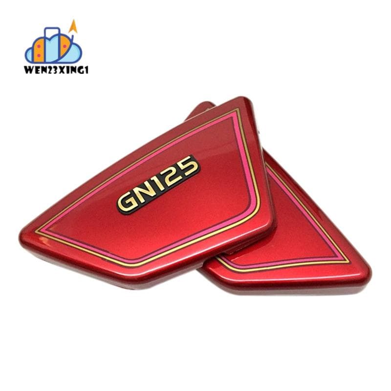 ^'Motocicleta Tampa Lateral Da Bateria Painéis Laterais Armação Para Suzuki GN125 GN 125