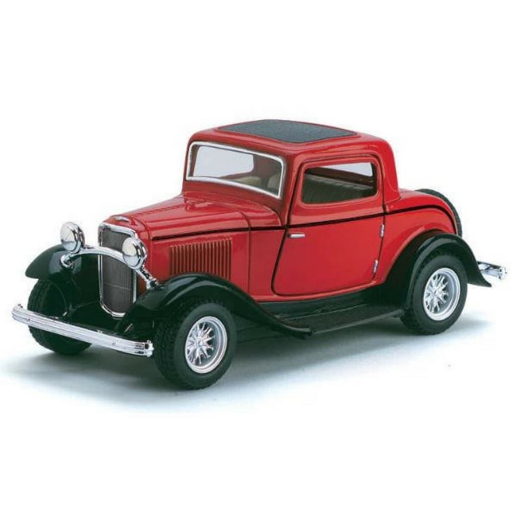 Carrinho De Coleção Calhambeque Clássico Antigo Window Coupe 12 Cm