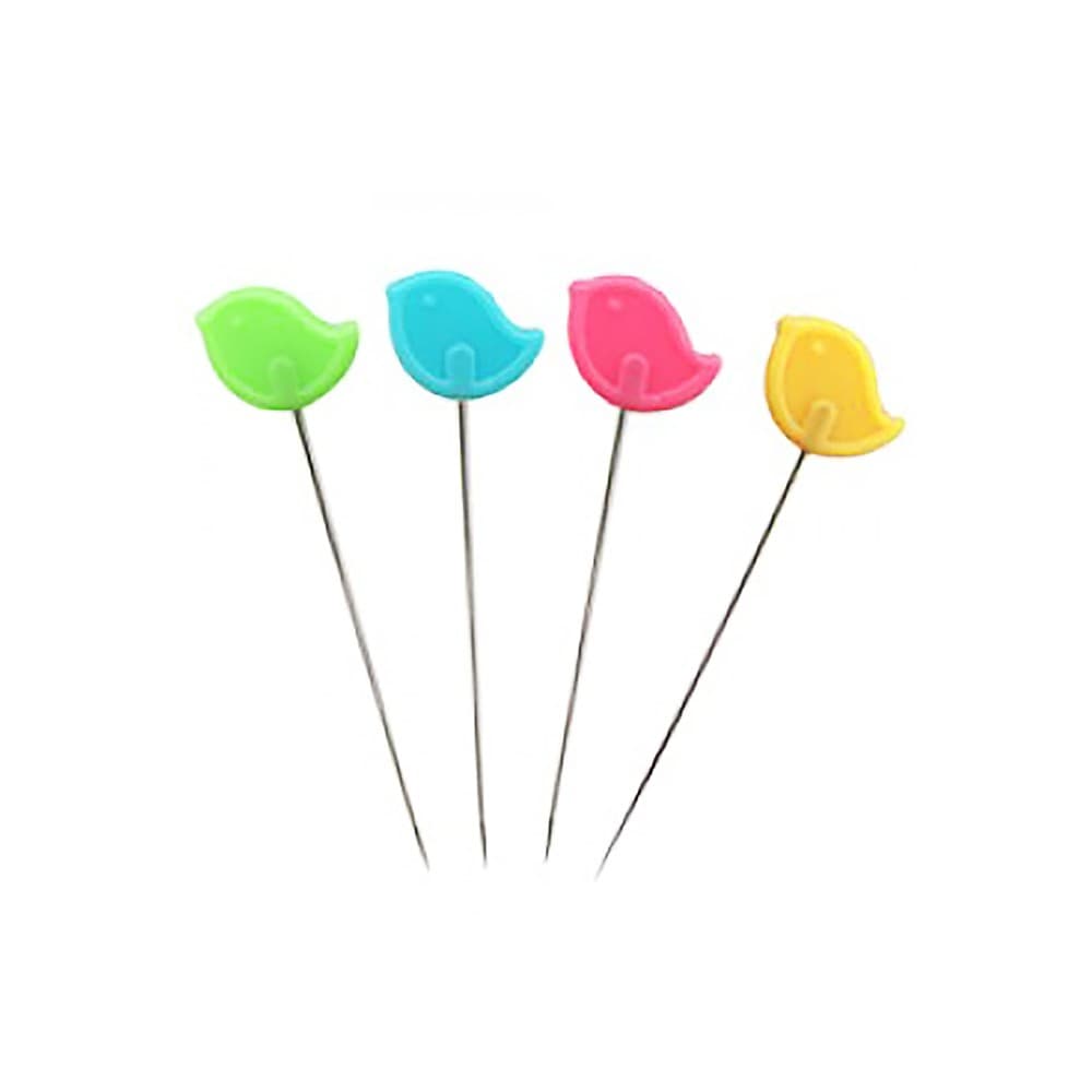 Alfinete Cabeça de Pássaro Atelie Costura patchwork pronta Entrega envio Imediato