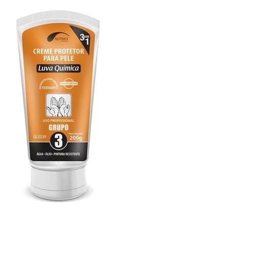 Creme Protetor De Pele Luva Quimica Grupo 3 200gr Nutriex