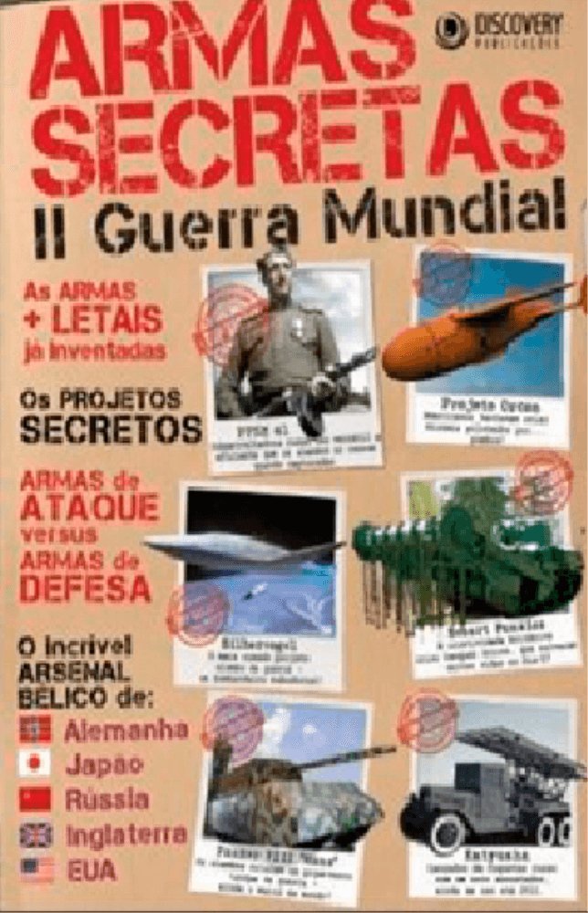 Livro Armas Secretas II Guerra Mundial Edição 1