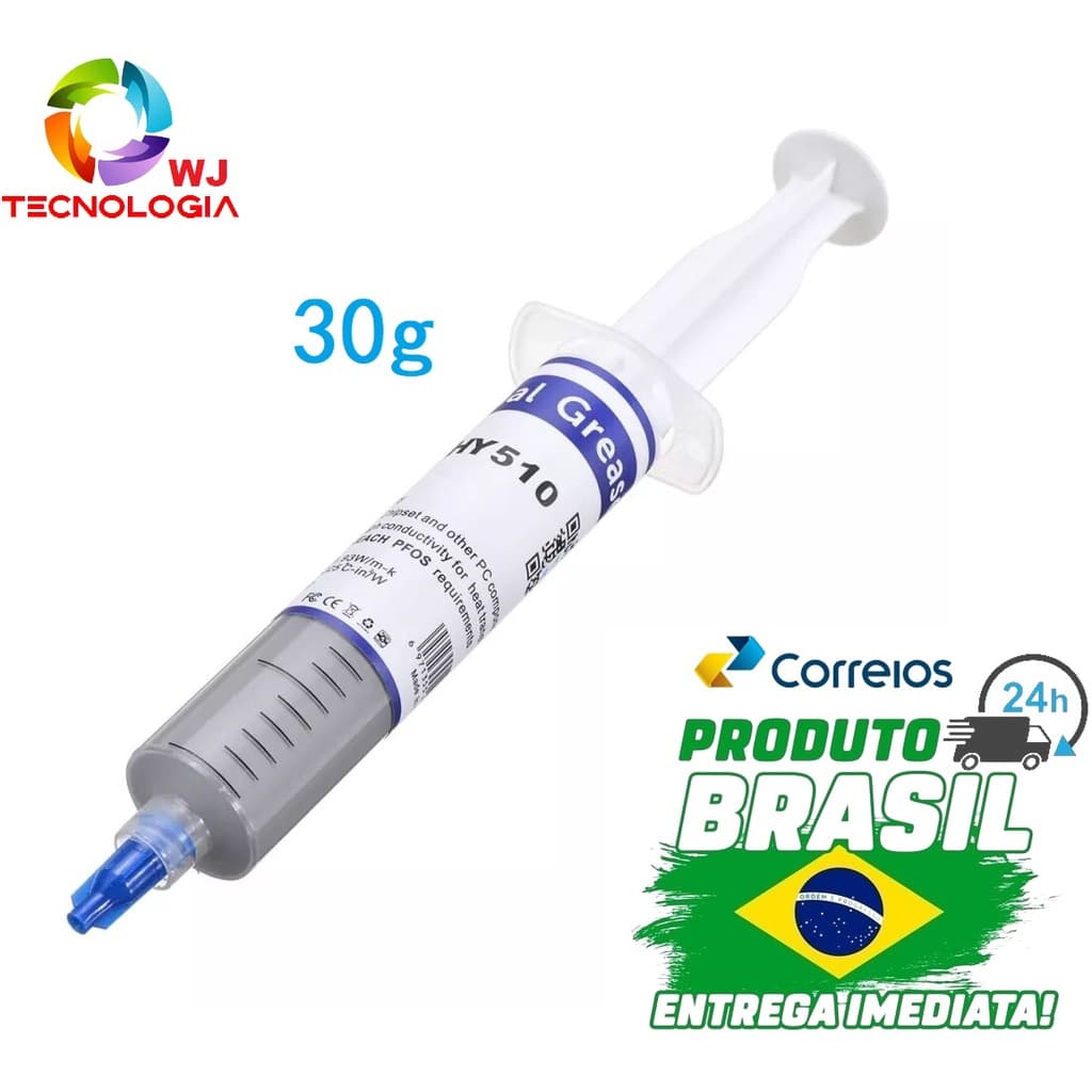 Pasta Térmica De Silicone Dissipadora Calor Processador 30g pasta térmica transferência de calor